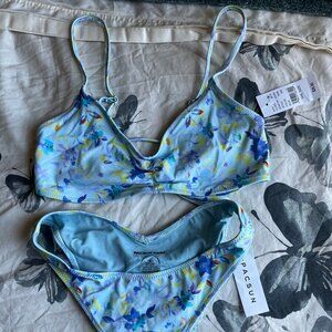 Pacsun Bikini Blue Floral 2023 Size Small NWT
